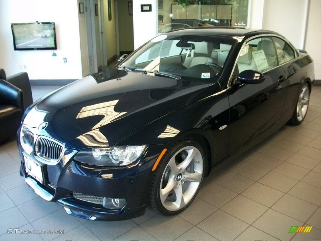 2008 3 Series 335i Convertible - Monaco Blue Metallic / Cream Beige photo #1