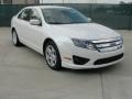 2011 White Platinum Tri-Coat Ford Fusion SE  photo #1