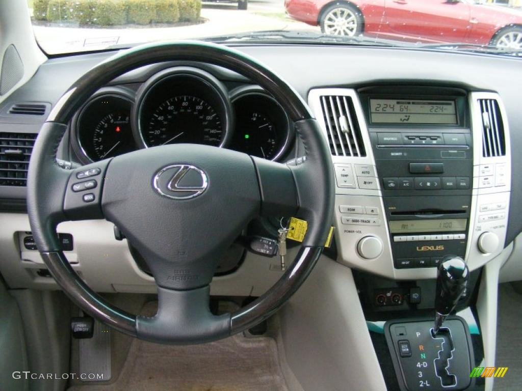 2008 Lexus RX 350 AWD Light Gray Dashboard Photo #39050688