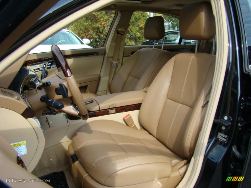 Savanna/Cashmere Interior 2009 Mercedes-Benz S 550 4Matic Sedan Photo #39051172