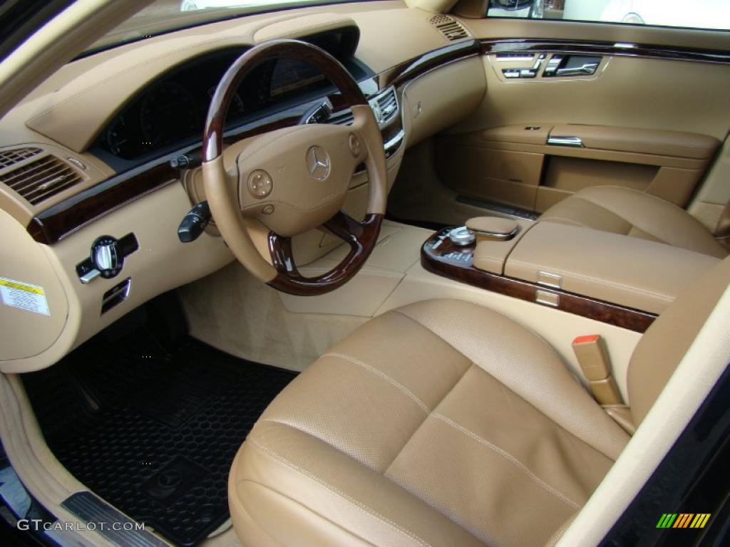 Savanna/Cashmere Interior 2009 Mercedes-Benz S 550 4Matic Sedan Photo #39051204
