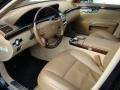 Savanna/Cashmere 2009 Mercedes-Benz S 550 4Matic Sedan Interior Color