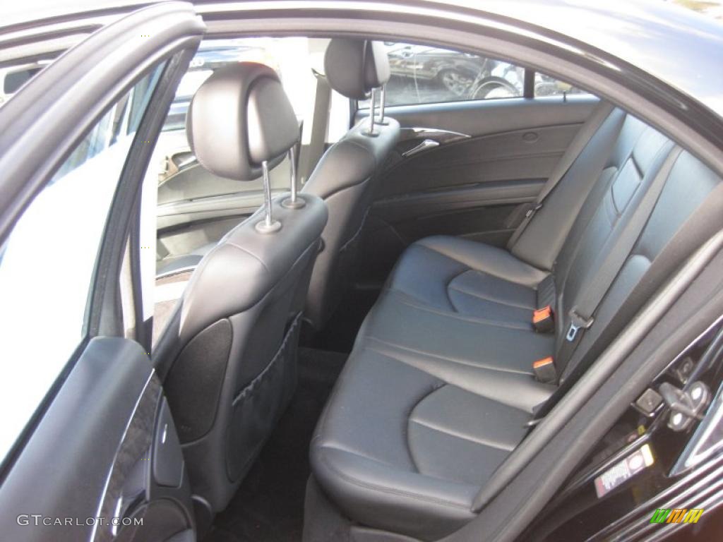 Black Interior 2007 Mercedes-Benz E 350 Sedan Photo #39051572