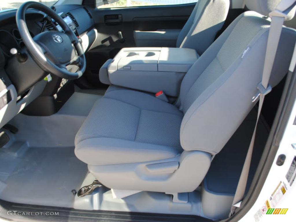 2007 Tundra Regular Cab - Super White / Graphite Gray photo #8