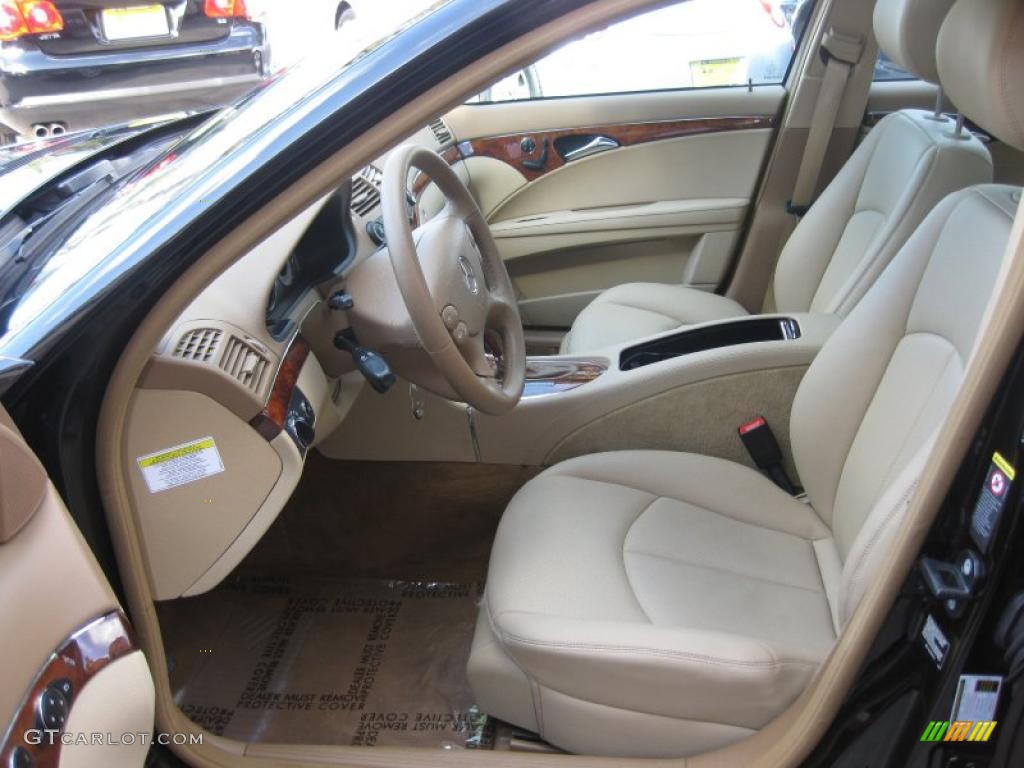 Cashmere Interior 2008 Mercedes-Benz E 350 Sedan Photo #39053000