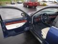 2001 Audi A4 Ecru/Royal Blue Interior Door Panel Photo