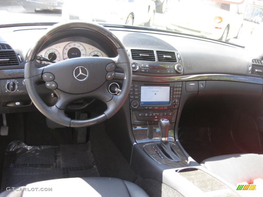 Black Interior 2008 Mercedes-Benz E 350 Sedan Photo #39053388