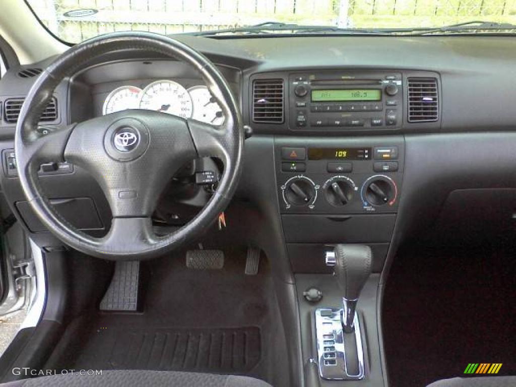 2007 Toyota Corolla S Dark Charcoal Dashboard Photo #39054000