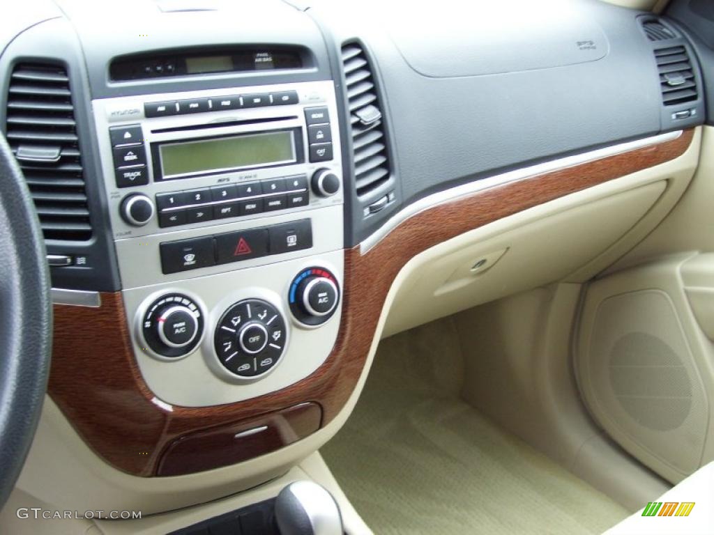 2007 Hyundai Santa Fe GLS Beige Dashboard Photo #39054220