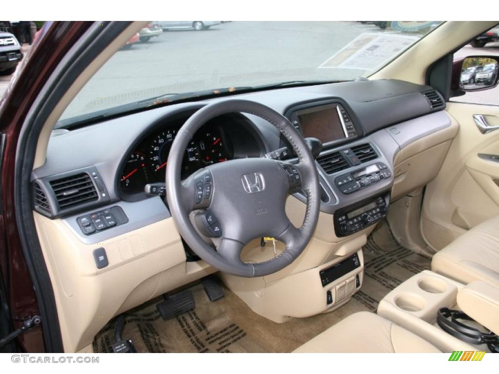 Ivory Interior 2008 Honda Odyssey EX-L Photo #39054228