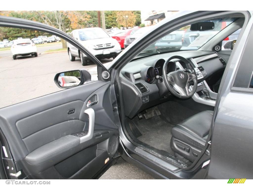 Ebony Interior 2008 Acura RDX Standard RDX Model Photo #39054600
