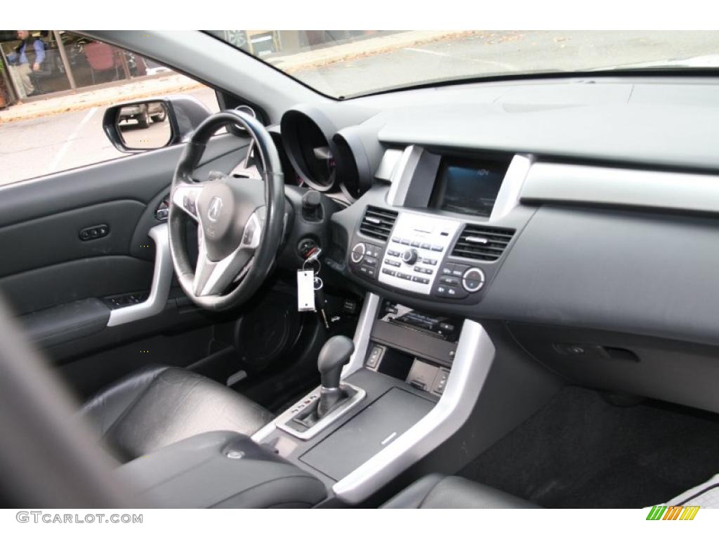 2008 Acura RDX Standard RDX Model Ebony Dashboard Photo #39054732