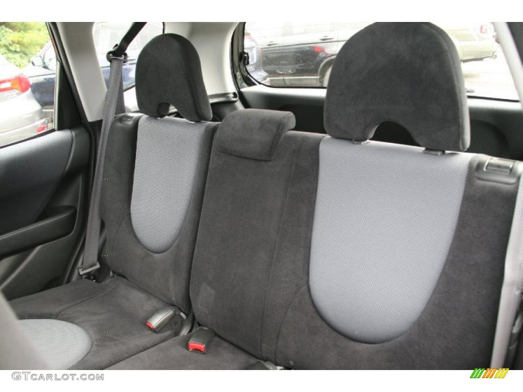 Black Interior 2007 Honda Fit Standard Fit Model Photo #39055144