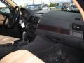 Sand Beige/Black Nevada Leather 2008 BMW X3 3.0si Dashboard