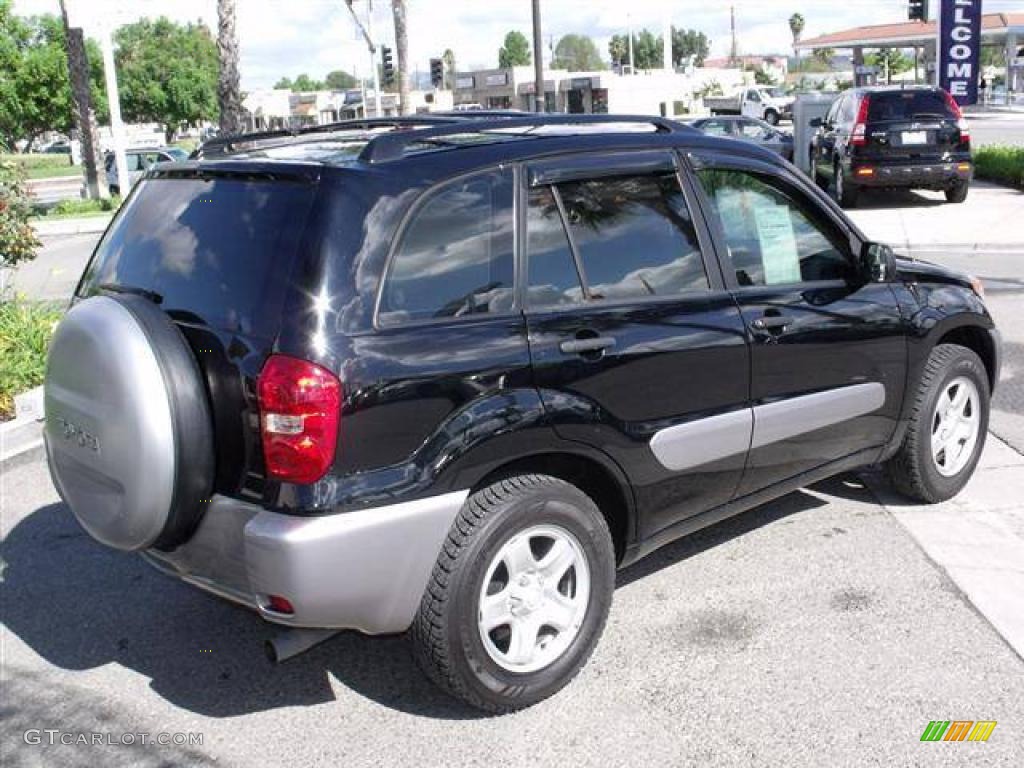 2004 RAV4  - Black / Dark Charcoal photo #7