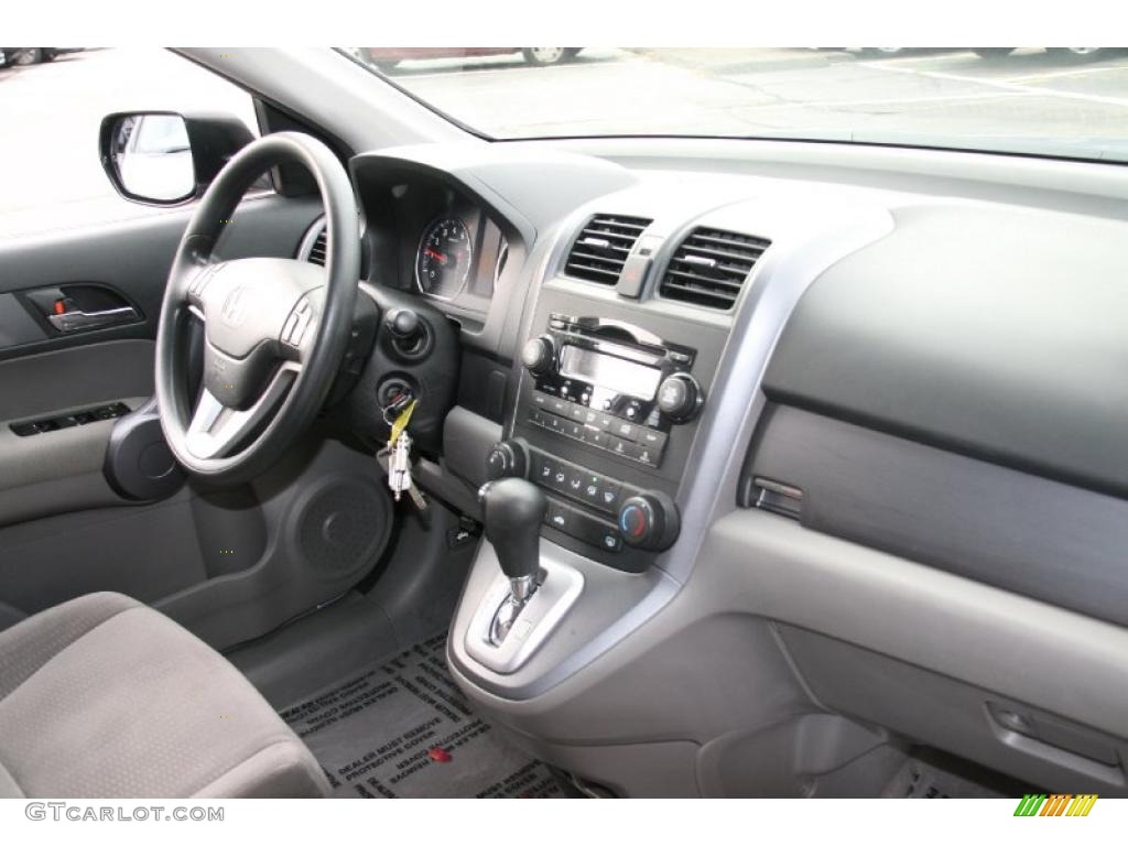 2008 Honda CR-V EX 4WD Gray Dashboard Photo #39056168