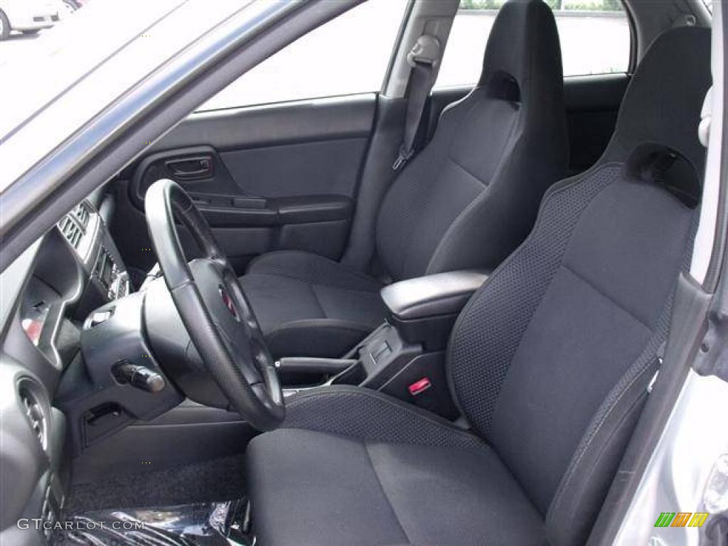 Dark Gray Interior 2004 Subaru Impreza Wrx Sport Wagon Photo