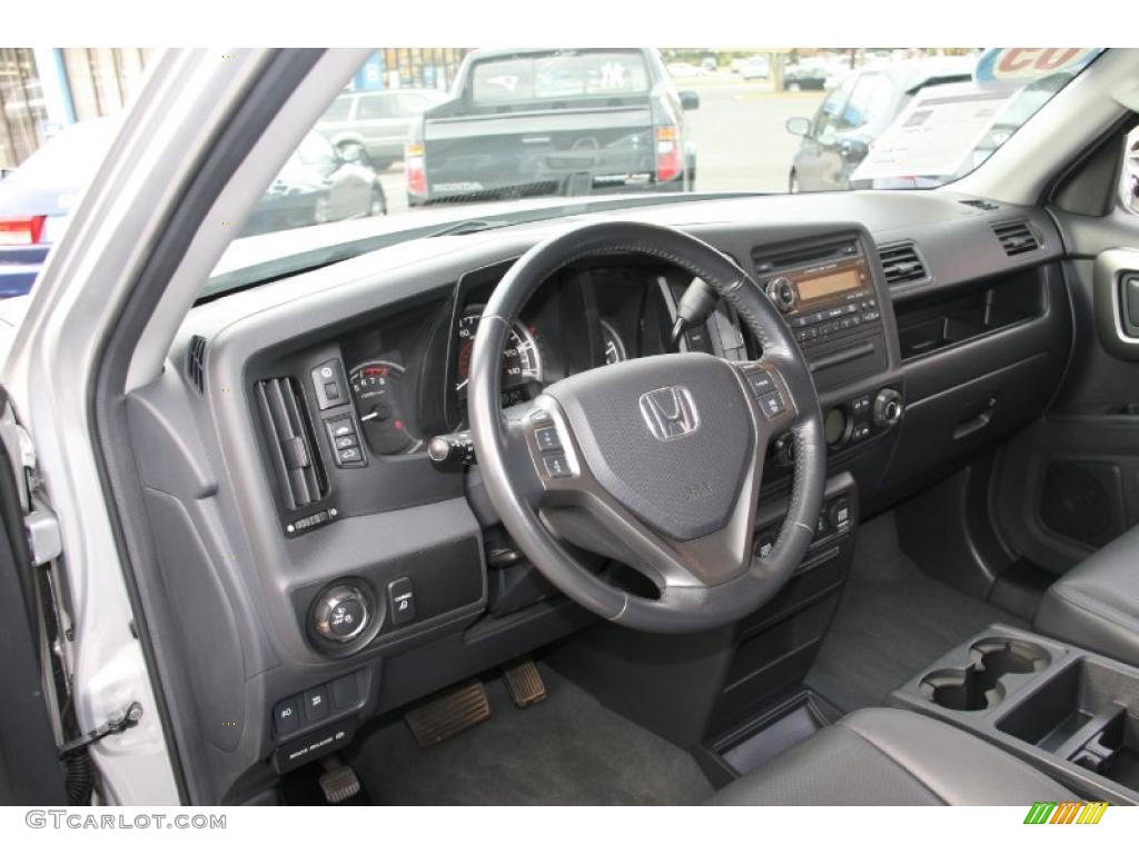 2009 Honda Ridgeline RTL Black Dashboard Photo #39056908