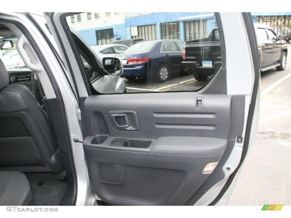 2009 Honda Ridgeline RTL Black Door Panel Photo #39056996