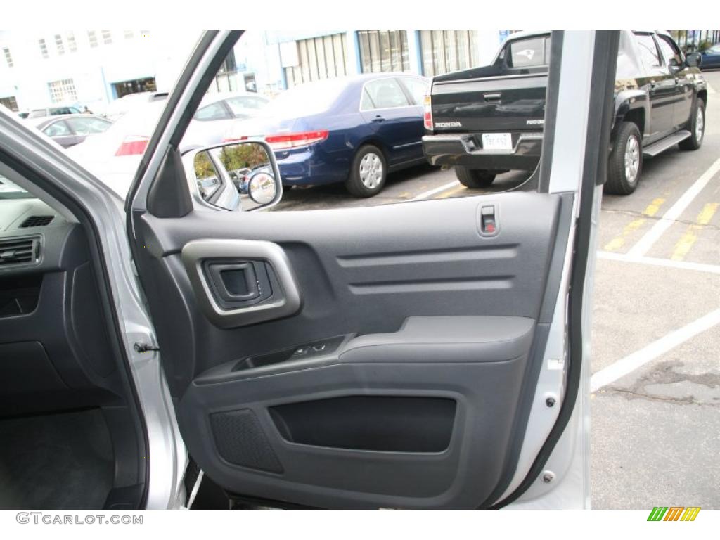 2009 Honda Ridgeline RTL Black Door Panel Photo #39057012