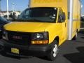 Yellow - Savana Cutaway 3500 Commercial Moving Truck Photo No. 3