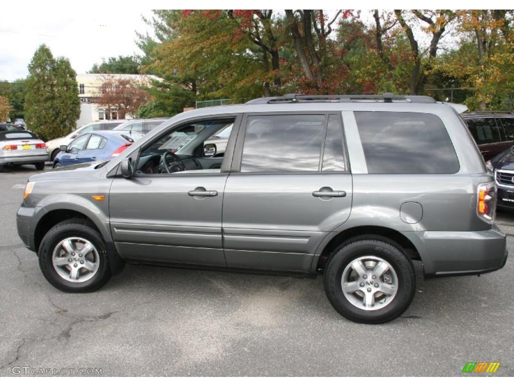 Nimbus Gray Metallic 2008 Honda Pilot EX-L 4WD Exterior Photo #39057332