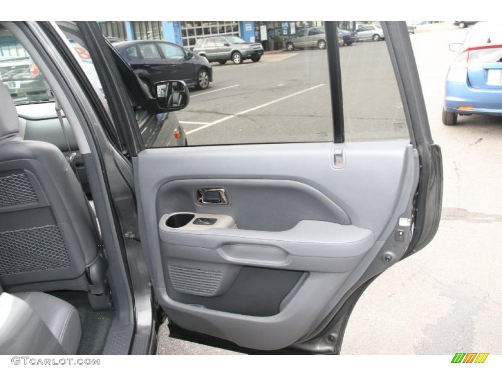 2008 Honda Pilot EX-L 4WD Gray Door Panel Photo #39057428