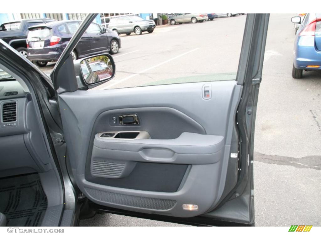 2008 Honda Pilot EX-L 4WD Gray Door Panel Photo #39057444