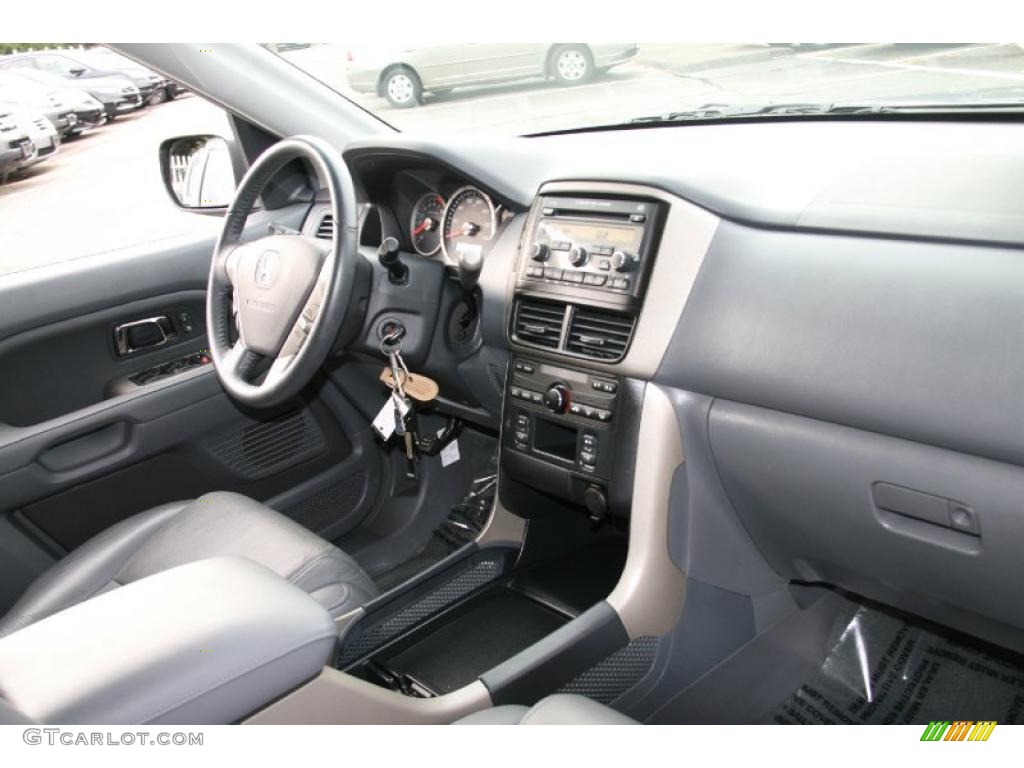 2008 Honda Pilot EX-L 4WD Gray Dashboard Photo #39057456