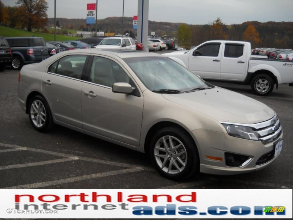 2010 Fusion SEL V6 - Smokestone Metallic / Medium Light Stone photo #4