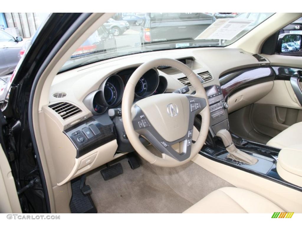 Parchment Interior 2009 Acura MDX Standard MDX Model Photo #39058296