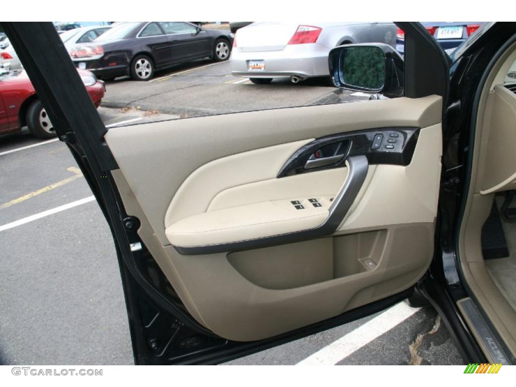 2009 Acura MDX Standard MDX Model Parchment Door Panel Photo #39058328
