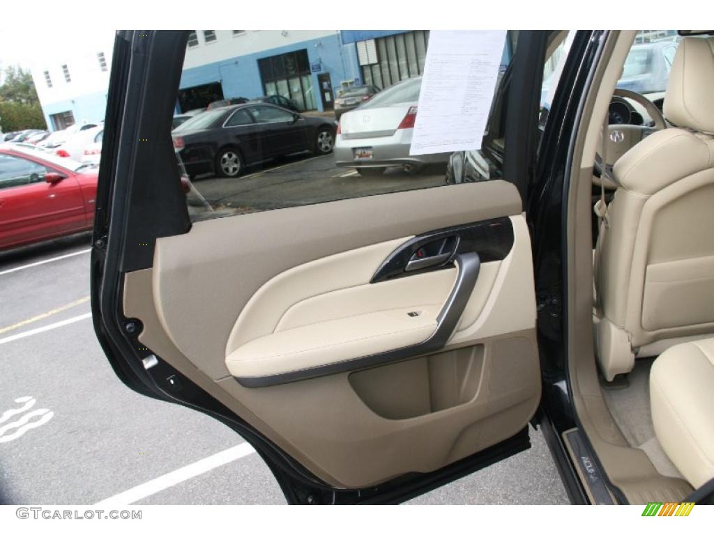 2009 Acura MDX Standard MDX Model Parchment Door Panel Photo #39058344