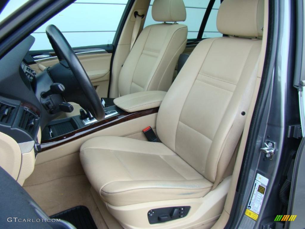 Sand Beige Interior 2007 BMW X5 3.0si Photo #39058540