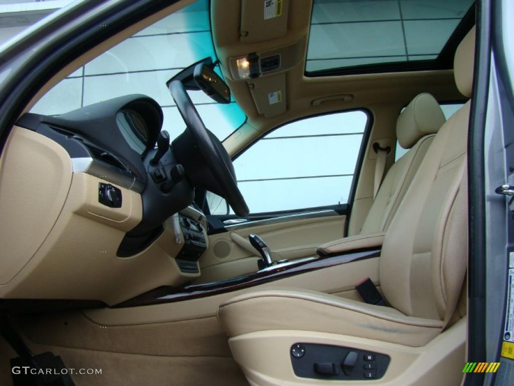 Sand Beige Interior 2007 BMW X5 3.0si Photo #39058556