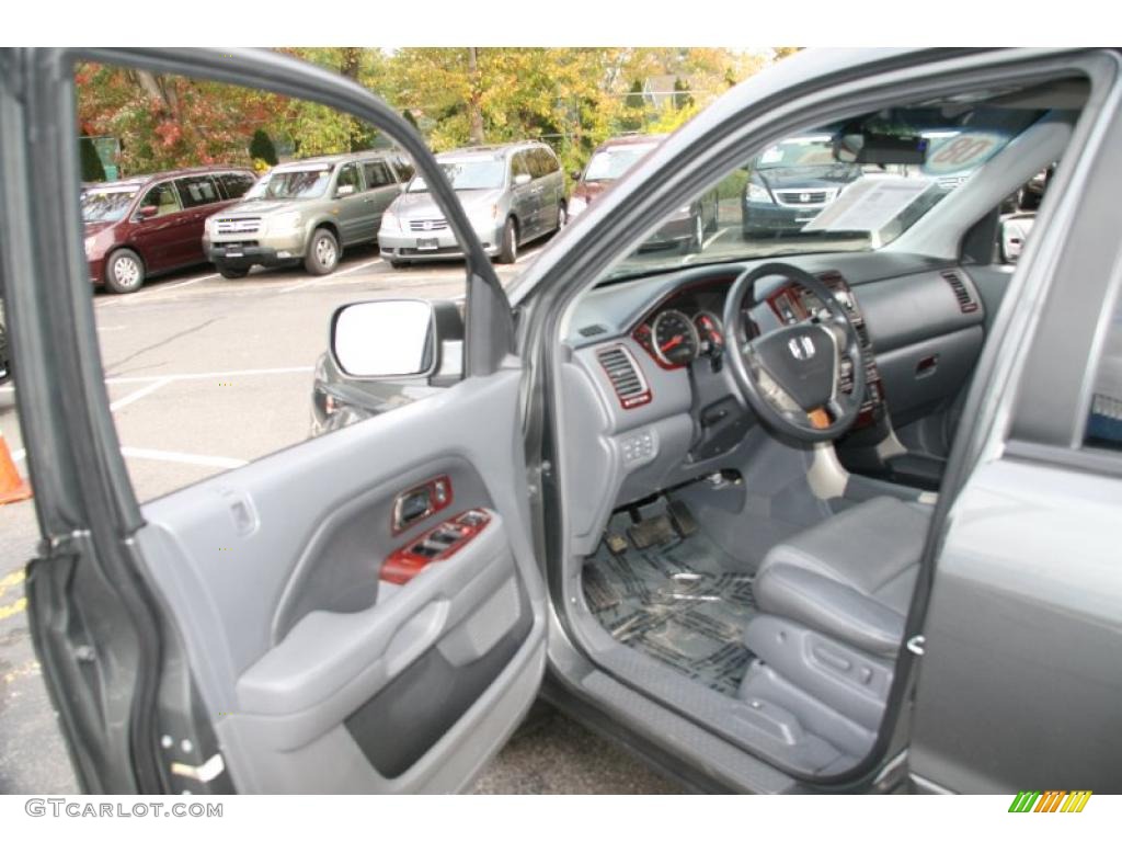 Gray Interior 2008 Honda Pilot EX-L 4WD Photo #39058668