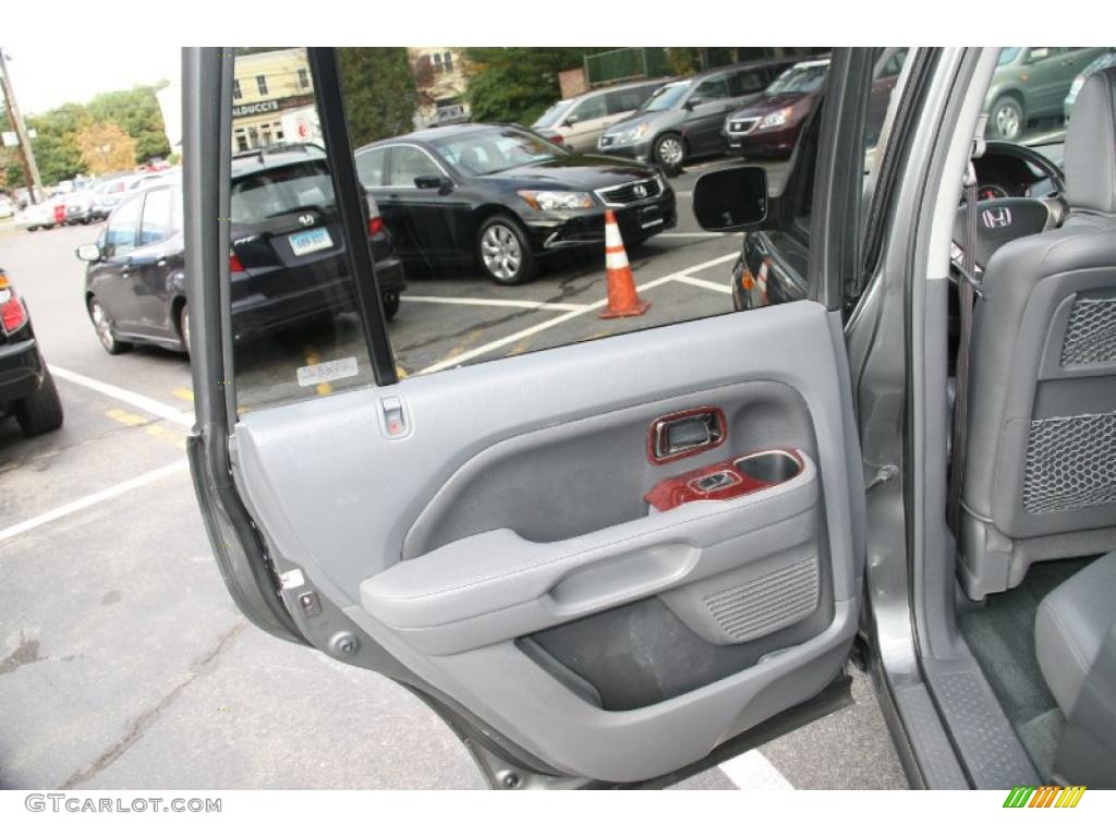 2008 Honda Pilot EX-L 4WD Gray Door Panel Photo #39058700