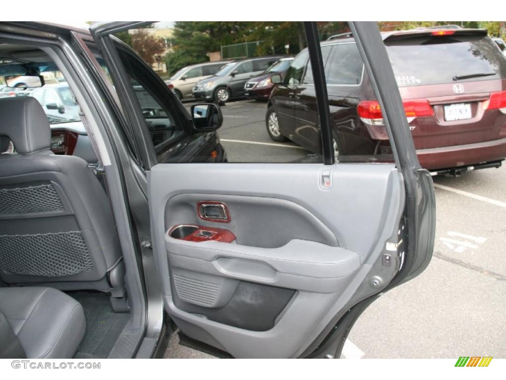 2008 Honda Pilot EX-L 4WD Gray Door Panel Photo #39058708