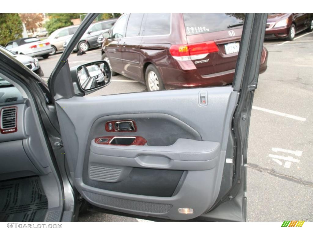 2008 Honda Pilot EX-L 4WD Gray Door Panel Photo #39058716