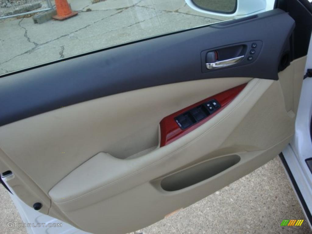 2008 Lexus ES 350 Cashmere Door Panel Photo #39058852