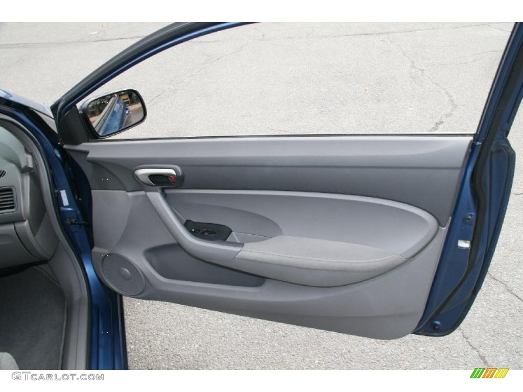 2008 Honda Civic LX Coupe Gray Door Panel Photo #39058900