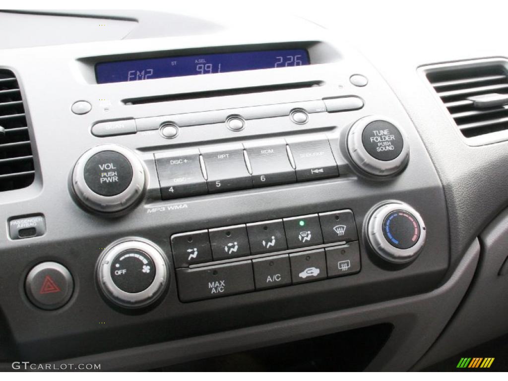 2008 Honda Civic LX Coupe Controls Photo #39058924