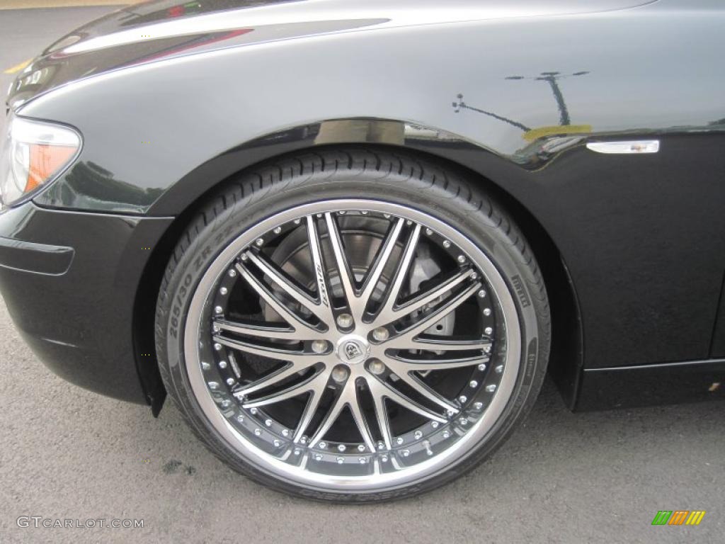 2008 7 Series 750Li Sedan - Azurite Black Metallic / Black photo #9