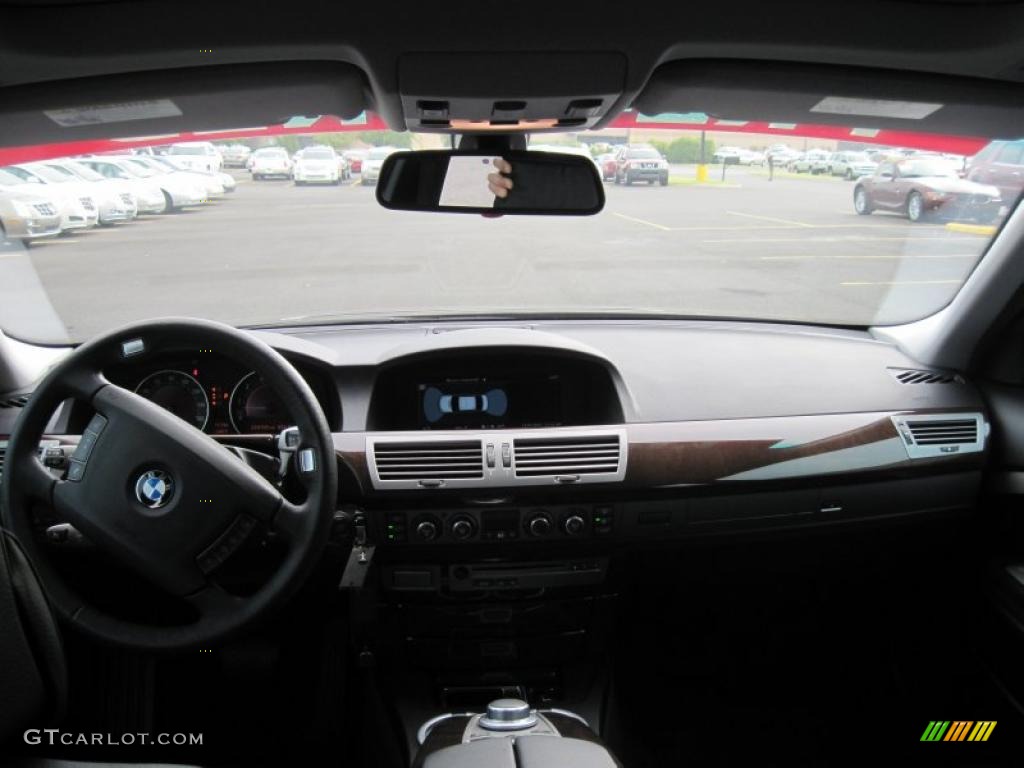 2008 7 Series 750Li Sedan - Azurite Black Metallic / Black photo #16