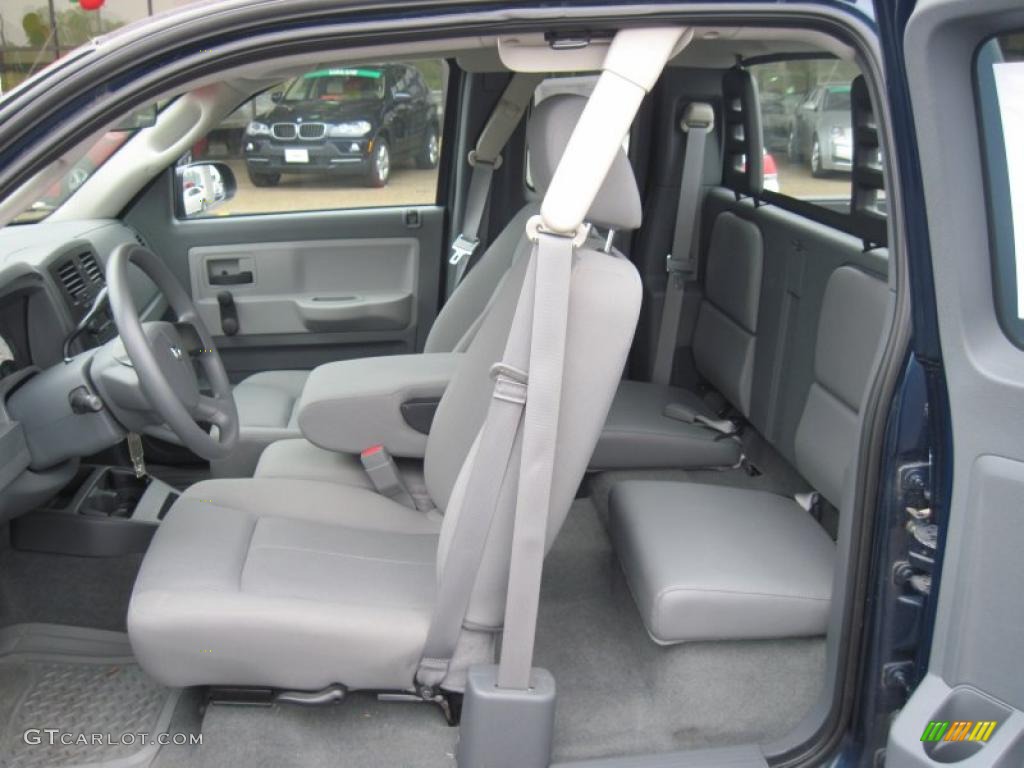 Medium Slate Gray Interior 2006 Dodge Dakota ST Club Cab Photo #39060835