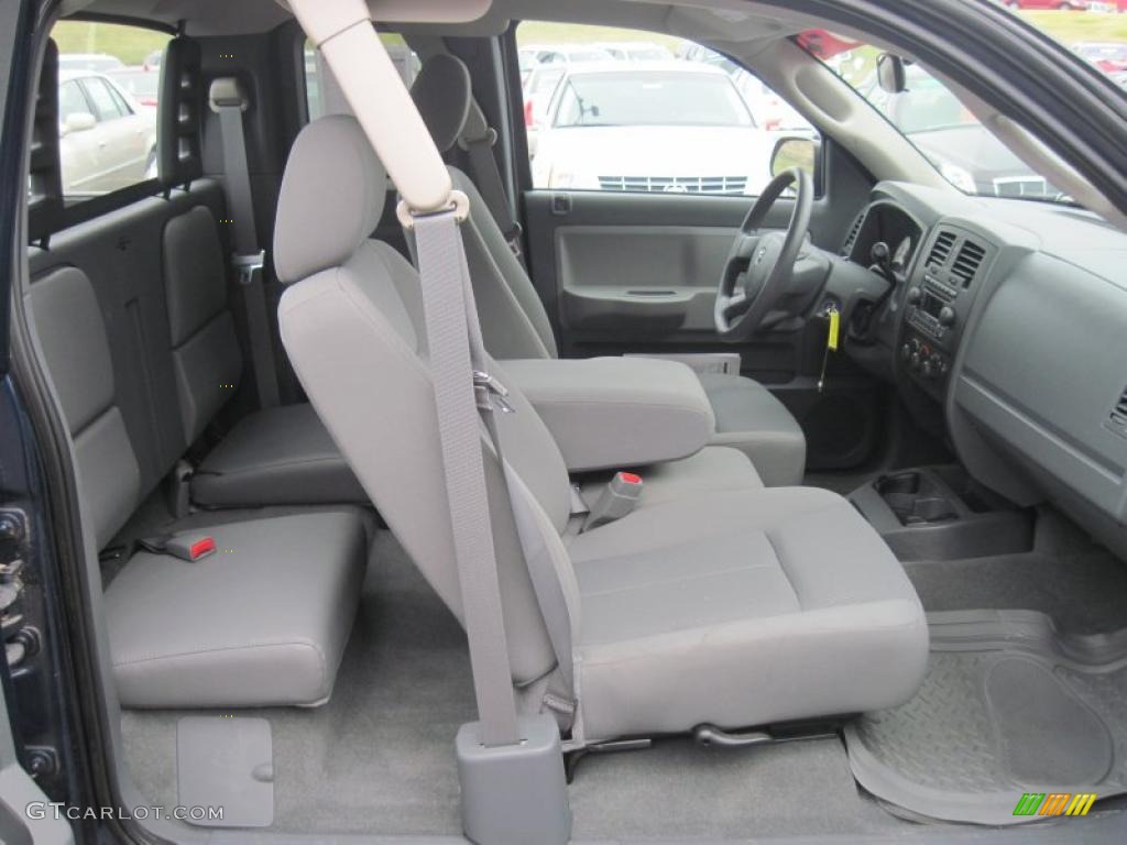 Medium Slate Gray Interior 2006 Dodge Dakota ST Club Cab Photo #39060851