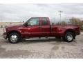 2005 Dark Toreador Red Metallic Ford F350 Super Duty XLT SuperCab Dually  photo #5