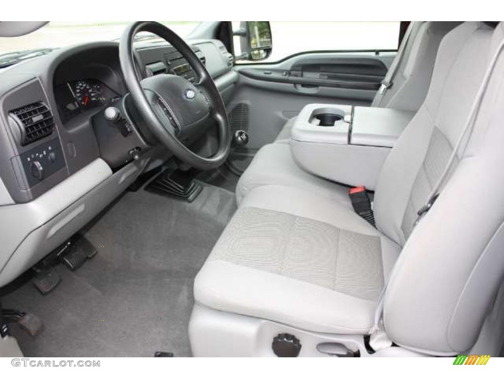 Medium Flint Interior 2005 Ford F350 Super Duty XLT SuperCab Dually Photo #39061375