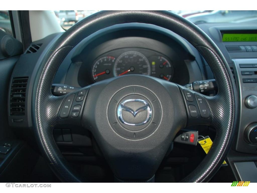 2008 MAZDA5 Sport - Sunlight Silver / Black photo #15