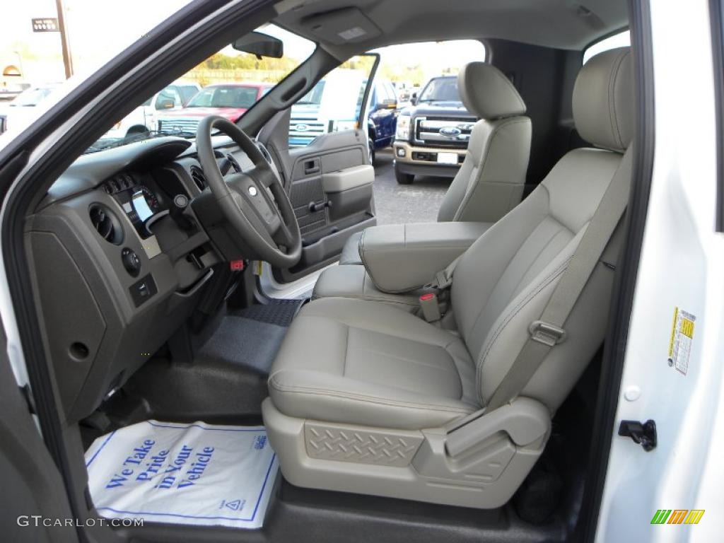 Medium Stone Interior 2010 Ford F150 XL Regular Cab Photo #39061383